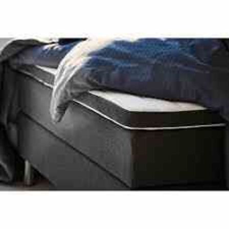 Huma Prestige kontinentalseng 140x200 cm med 7 cm høj latexskum topmadras 