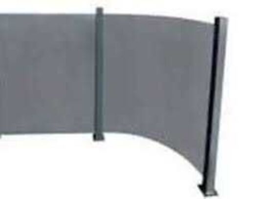 2 stk Buede Nordic Glashavehegn Røgfarvet 93x100 cm