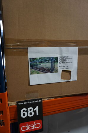 GrowCamp Fuglenet til tunnel højbed 120x360 cm 