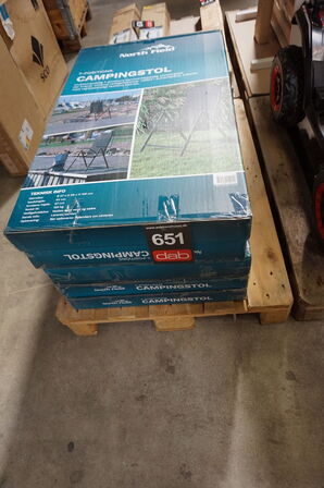 5 stk North Field Campingstole 7-position