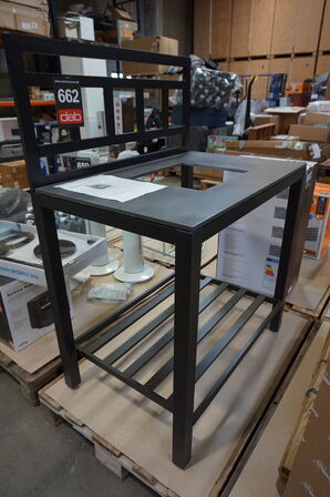 Alicante udekøkken bord med hul til vask 60x90 cm