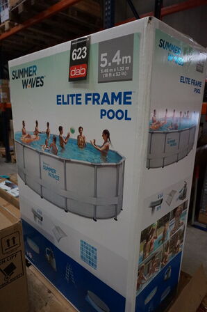 Polygroup Frame Pool med tilbehør - 27.406 liter 