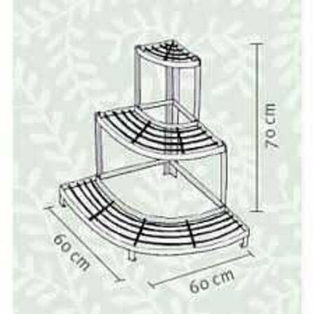 Claus Dalby plantereol hjørnesektion Galvaniseret 