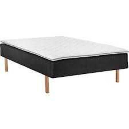 Huma Premium Boxseng med ben og topmadras 120x200 cm 