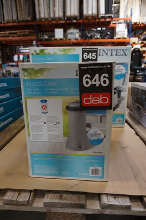 Intex Patronfilterpumpe 3.785 liter i timen 