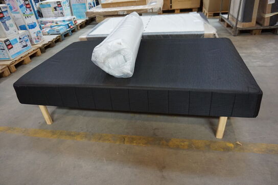 Huma Premium Boxseng med ben og topmadras 120x200 cm 