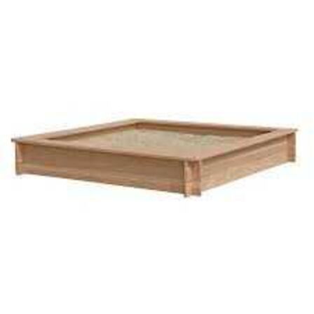 Sandkasse i lærketræ - 150 x 150 cm 