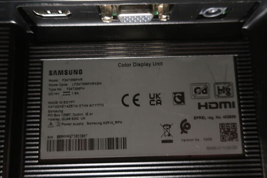 4 stk. monitor SAMSUNG F24T356FHR