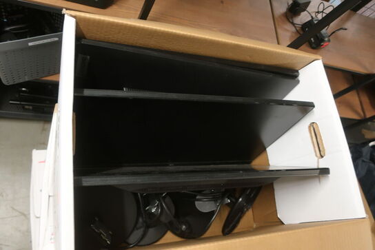 4 stk. monitor HP og LENOVO