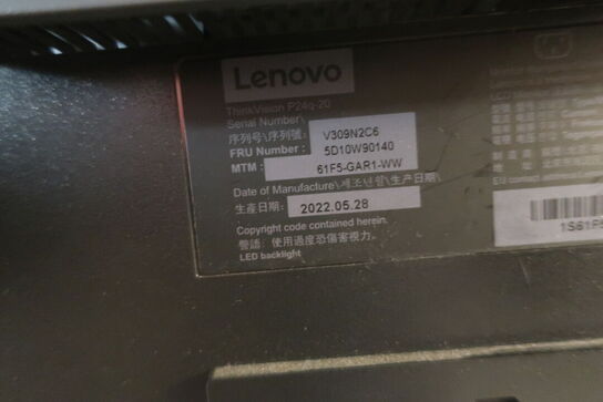3 stk. monitor LENOVO 