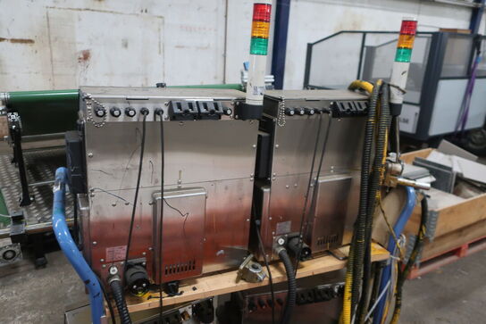 4 stk. industriprintanlæg HITACHI RX2 (læs beskrivelse)