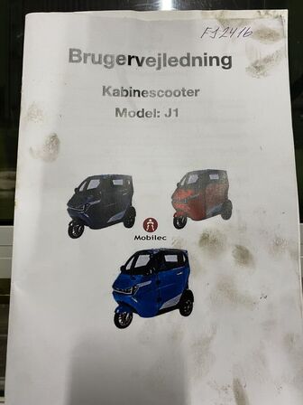 3-hjulet elknallert (lille) RUNHORSE JINMA J1 - OBS: Kun 77 km! (momsfri)