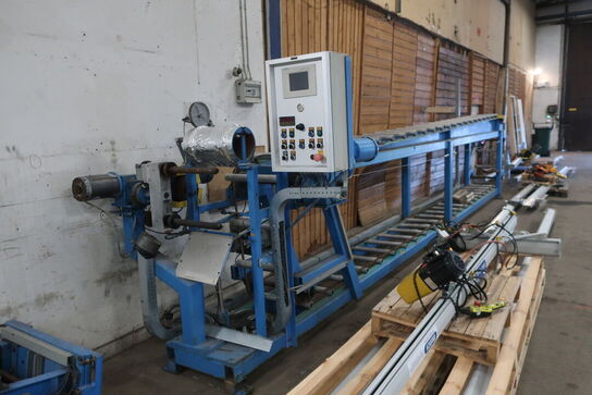 Rullebane med kædetræk, styretavle for extruderanlæg