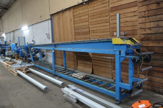 Rullebane med kædetræk, styretavle for extruderanlæg