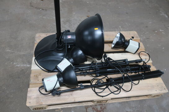 Fotolamper WALIMEX m. stativer