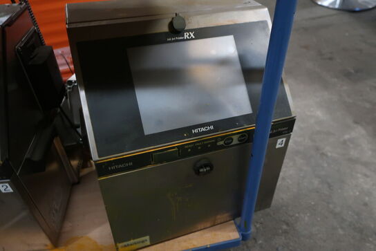 4 stk. industriprintanlæg HITACHI RX2 (læs beskrivelse)