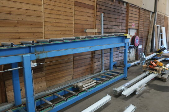 Rullebane med kædetræk, styretavle for extruderanlæg