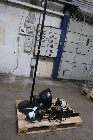 Fotolamper WALIMEX m. stativer