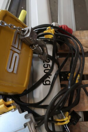 Traverskran GIS 250 kg inkl. skinnesystem