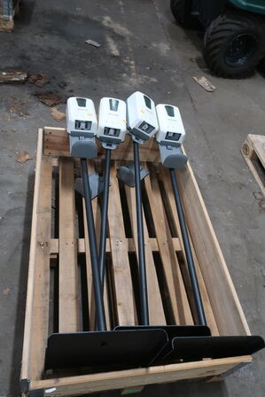 4 stk. standere til desinfektion