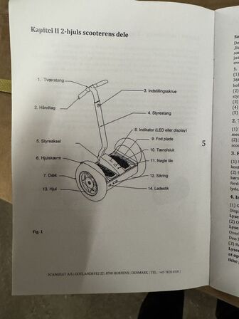 2 hjulet scooter (ubrugt) - Tilføjet 17.11.