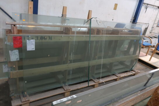 Palle med div. glasplader