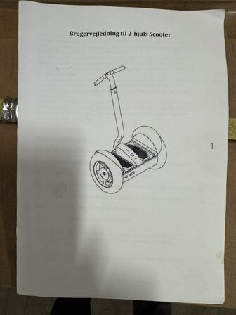 2 hjulet scooter (ubrugt) - Tilføjet 17.11.