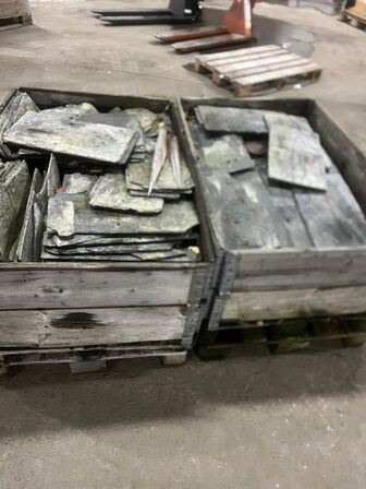 2 pll. m. skiferplader