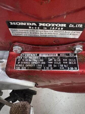 Knallert HONDA DAX årg. 1973 (momsfri)