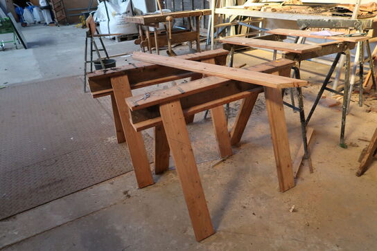 Bænk samt div. Bukke