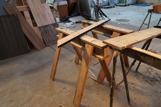 Bænk samt div. Bukke