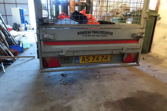 Trailer BRENDERUP med indhold