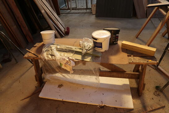 Bænk samt div. Bukke