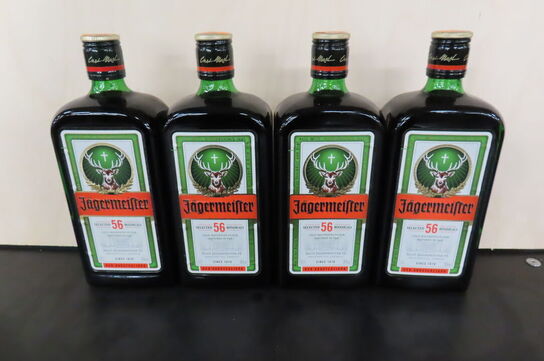 4 fl. Likør JÄGERMEISTER