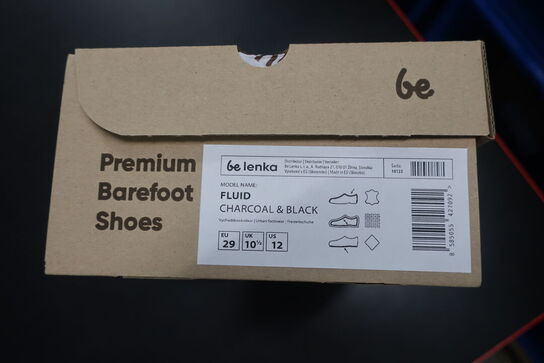 Sko BE LENKA Fluid Charcoal & Black Str: 29