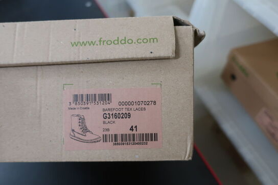 Støvler FRODDO Barefoot Tex Laces G3160209 Black Str: 41