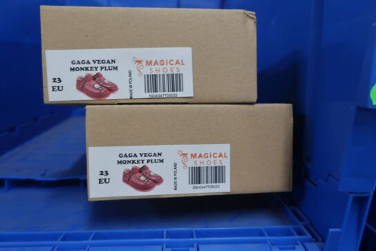 2 par sandaler MAGICAL SHOES Gaga Vegan Monkey Plum Str: 23