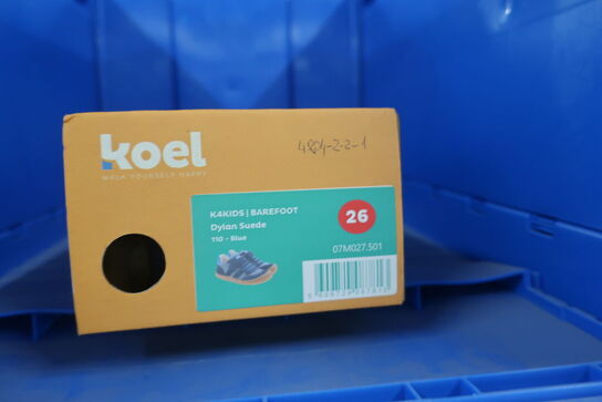 Sko KOEL Dylan Suede 110 - Blue Str: 26