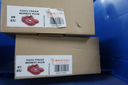 2 par sandaler MAGICAL SHOES Gaga Vegan Monkey Plum Str: 27, 28