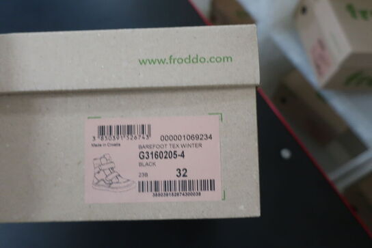 Støvler FRODDO Barefoot Tex Winter G3160205-4 Black Str: 32