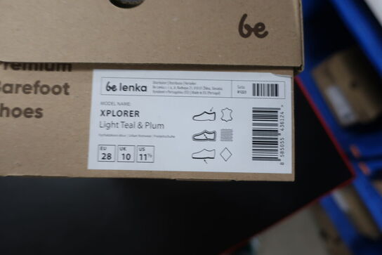 Sko BE LENKA Xplorer Light Teal & Plum Str: 28