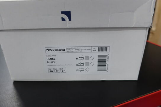 Sko BAREBARICS Rebel Black Str: 40