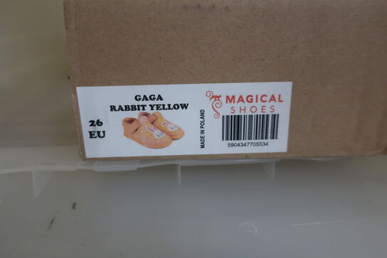 Hjemmesko MAGICAL SHOES Gaga Rabbit Yellow Str: 26