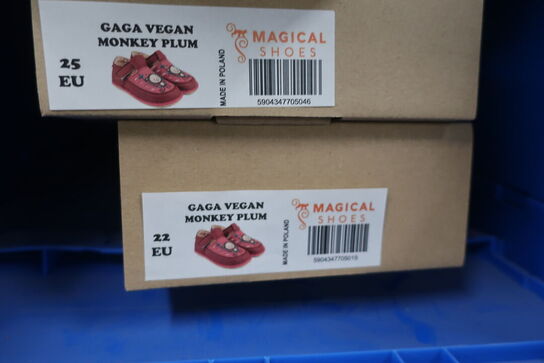 3 par sandaler MAGICAL SHOES Gaga Vegan Monkey Plum Str: 25, 22