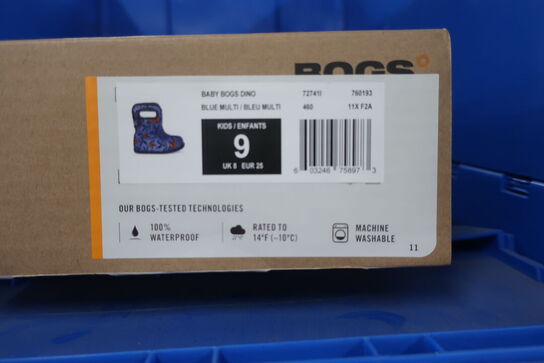 Gummistøvler BOGS Blue Multi/Bleu Multi Str: 25