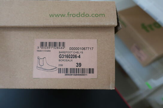 Støvler FRODDO Barefoot Chelys G3160206-4 Brodeaux Str: 39