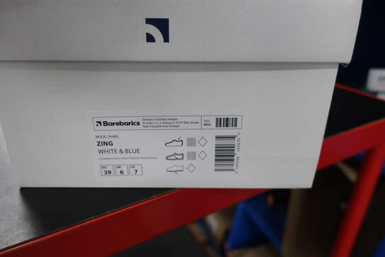 Sko BAREBARICS Zing White & Blue Str: 39
