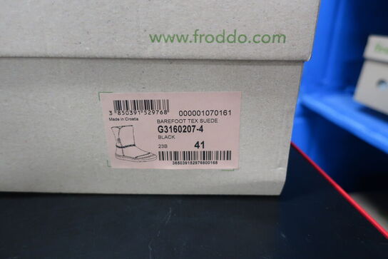 Støvler FRODDO Barefoot Tex Suede G3160207-4 Black Str: 41