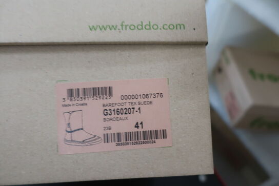 Støvler FRODDO Barefoot Tex Suede G3160207-1 Bordeaux Str: 41