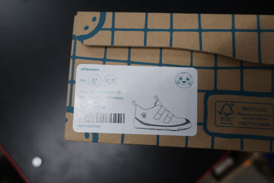 Sko AFFENZAHN Sneaker Knit Happy Lightblue Str: 27